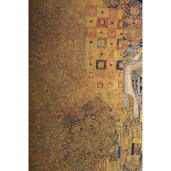 Lady In Gold by Klimt Belgian Tapestry Wall Hanging | Close Up 1