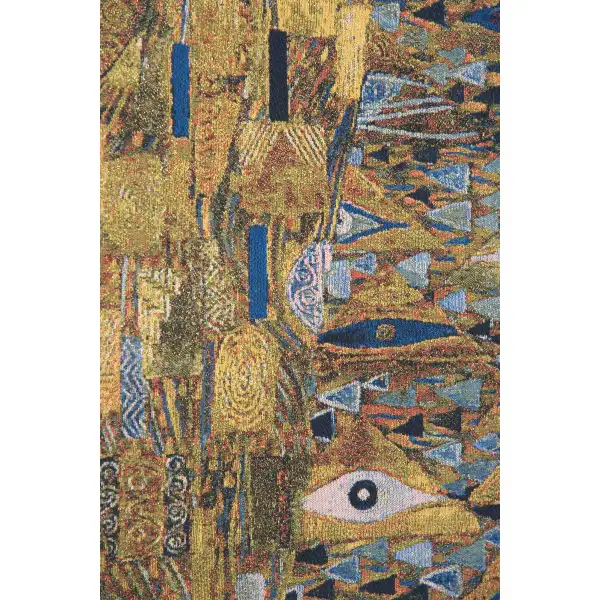 Patchwork by Klimt Belgian Tapestry Wall Hanging | Close Up 1