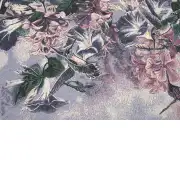 Lavender Hummingbirds Fine Art Tapestry | Close Up 1