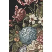 Floral Bouquet Thoughts Chenille European Tapestries | Close Up 1