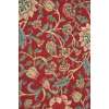 Fleur De Morris Red Belgian Table Runner | Close Up 1
