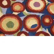 Klimt Circles Belgian Couch Pillow | Close Up 2