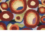 Klimt Circles Belgian Couch Pillow | Close Up 3