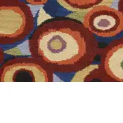 Klimt Circles Belgian Couch Pillow | Close Up 4