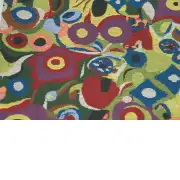 Klimt Swirls Belgian Couch Pillow | Close Up 2