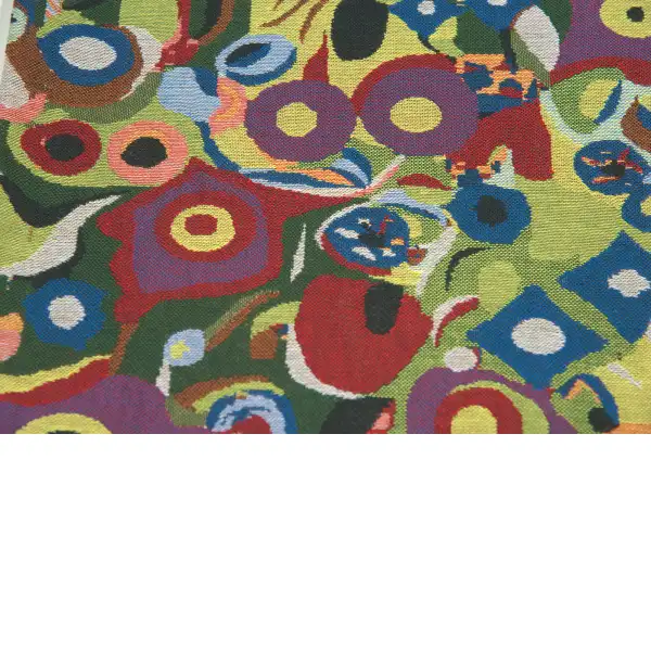 Klimt Swirls Belgian Cushion Cover | Close Up 2