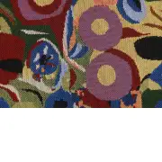 Klimt Swirls Belgian Couch Pillow | Close Up 3