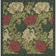 Chrysanthemum Multi Belgian Couch Pillow | Close Up 1