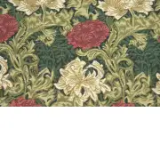 Chrysanthemum Multi Belgian Couch Pillow | Close Up 2