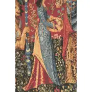 The Smell L'odorat Belgian Tapestry Wall Hanging - 40 in. x 56 in. Cotton/Polyester/Viscous by Charlotte Home Furnishings | Close Up 2