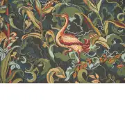 Animals Aristoloches Green French Wall Tapestry - 31 in. x 19 in. Cotton by Charlotte Home Furnishings | Close Up 1