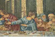 Last Supper III Italian Tapestry | Close Up 1