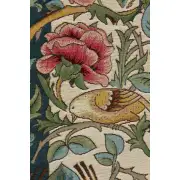Roses and Birds II White Decorative Table Mat | Close Up 4