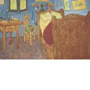 Van Gogh's La Chambre Belgian Sofa Pillow Cover | Close Up 2