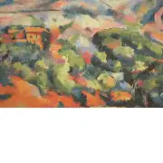 Mont Sainte Victoire Belgian Sofa Pillow Cover | Close Up 2