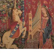 Medieval Hearing Small Belgian Sofa Pillow Cover | Close Up 1