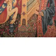 Medieval Hearing Small Belgian Sofa Pillow Cover | Close Up 2