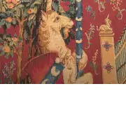 Medieval Hearing Small Belgian Sofa Pillow Cover | Close Up 3