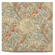 Golden Lily Light William Morris Belgian Cushion Cover - 18 in. x 18 in. Cotton/Polyester/Viscous by William Morris | Close Up 1