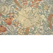 Golden Lily Light William Morris Belgian Cushion Cover - 18 in. x 18 in. Cotton/Polyester/Viscous by William Morris | Close Up 2