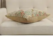 Golden Lily Light William Morris Belgian Sofa Pillow Cover | Close Up 3