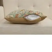 Golden Lily Light William Morris Belgian Sofa Pillow Cover | Close Up 4
