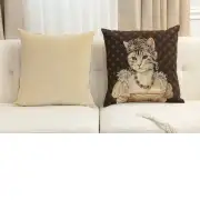 Chat Josephine Belgian Sofa Pillow Cover | Close Up 5