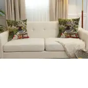 Chien Lancelot Belgian Sofa Pillow Cover | Close Up 5