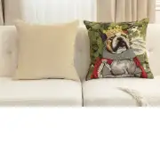 Chien Arthur Belgian Sofa Pillow Cover | Close Up 5