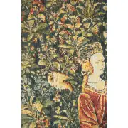 Promenade I Left Panel Light Belgian Tapestry Wall Hanging | Close Up 1