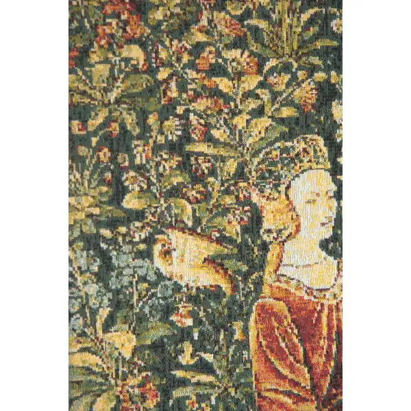 Promenade I Left Panel Light Belgian Tapestry Wall Hanging | Close Up 1