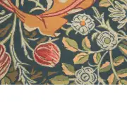 Owl And Pigeon III Belgian Tapestry - 40 in. x 69 in. Cotton/Viscose/Polyester by William Morris | Close Up 1
