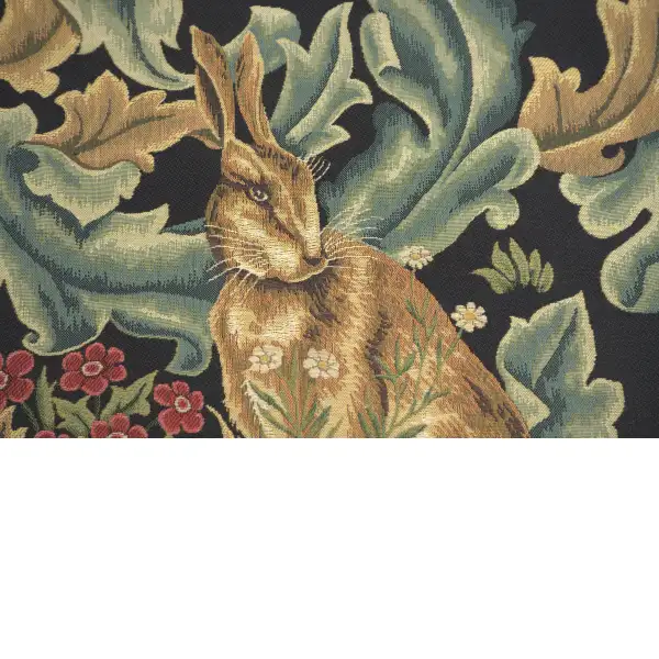 Hare By William Morris Belgian Cushion Cover - 18 in. x 18 in. Cotton/Viscose/Polyester by William Morris | Close Up 3