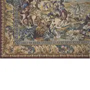 Old Brussels Light Belgian Tapestry Wall Hanging | Close Up 1