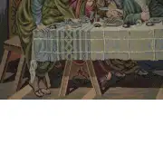 The Last Supper Small Wall Tapestry | Close Up 1