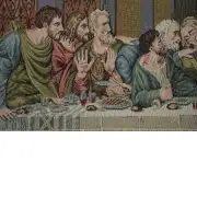 The Last Supper Small Wall Tapestry | Close Up 2