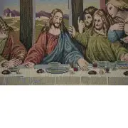 The Last Supper Small Wall Tapestry | Close Up 3