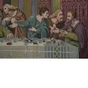 The Last Supper Small Wall Tapestry | Close Up 4