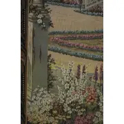 Como Garden with Acanthe Borderrder Italian Wall Tapestry | Close Up 3