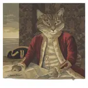 Herbert Cats B Belgian Cushion Cover | Close Up 1