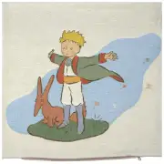 Petit Prince & Renard Belgian Cushion Cover | Close Up 1