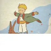 Petit Prince & Renard Belgian Sofa Pillow Cover | Close Up 4