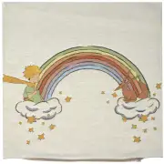 Petit Prince Arc-En-Ciel Belgian Cushion Cover | Close Up 1