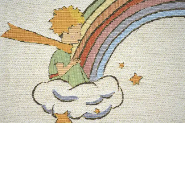 Petit Prince Arc-En-Ciel Belgian Cushion Cover | Close Up 2