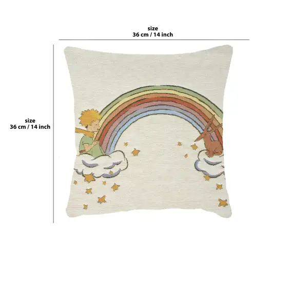 Petit Prince Arc-En-Ciel Belgian Cushion Cover | Close Up 4