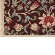 Fleur de Morris Damson Belgian Couch Pillow | Close Up 4