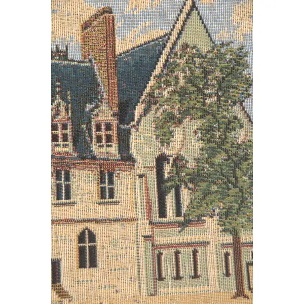 Castle Blois Belgian Tapestry Wall Hanging | Close Up 2