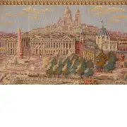 City of Paris French Wall Tapestry | Close Up 1
