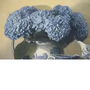 Blue Willow Horizontal Wall Tapestry | Close Up 4