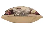 Mucha Rubis Stone I Belgian Cushion Cover | Close Up 5